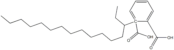 (-)-Phthalic acid hydrogen 1-[(R)-hexadecane-3-yl] ester Structure