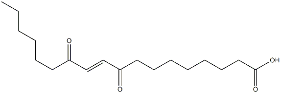 (10E)-9,12-Dioxo-10-octadecenoic acid 구조식 이미지