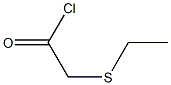 (Ethylthio)acetic acid chloride 구조식 이미지