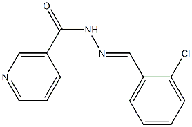 2-Chlorobenzaldehyde nicotinoylhydrazone Structure