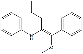 Methoxybenzylidene butylaniline 구조식 이미지
