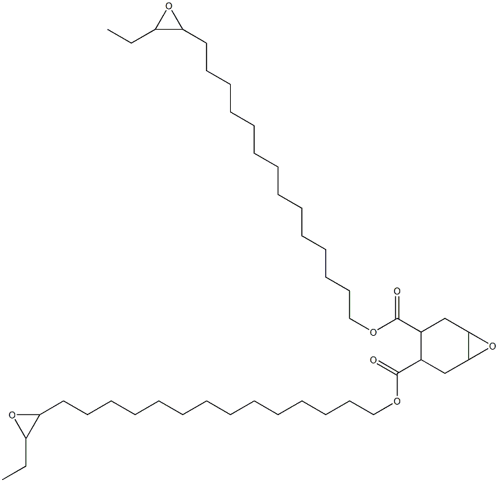 7-Oxabicyclo[4.1.0]heptane-3,4-dicarboxylic acid bis(15,16-epoxyoctadecan-1-yl) ester 구조식 이미지