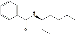 (-)-N-[(R)-1-Ethylpentyl]benzamide Structure