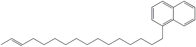 1-(14-Hexadecenyl)naphthalene Structure