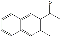 2-Acetyl-3-methylnaphthalene Structure