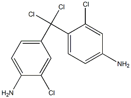 (4-Amino-2-chlorophenyl)(4-amino-3-chlorophenyl)dichloromethane 구조식 이미지