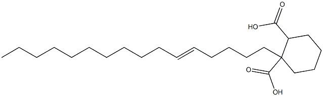 Cyclohexane-1,2-dicarboxylic acid hydrogen 1-(5-hexadecenyl) ester Structure