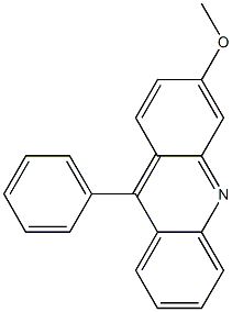 9-Phenyl-3-methoxyacridine 구조식 이미지