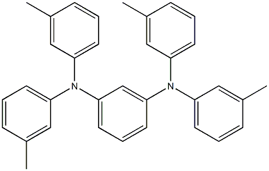 N,N,N',N'-Tetra(3-methylphenyl)-1,3-benzenediamine 구조식 이미지