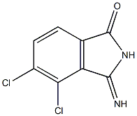 4,5-Dichloro-3-iminoisoindolin-1-one 구조식 이미지