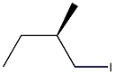[R,(-)]-1-Iodo-2-methylbutane Structure