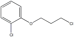 1-(3-Chloropropoxy)-2-chlorobenzene 구조식 이미지