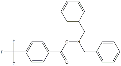 4-(Trifluoromethyl)benzoic acid (dibenzylamino) ester Structure