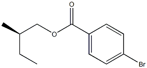 (-)-p-Bromobenzoic acid (R)-2-methylbutyl ester Structure