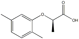 [R,(+)]-2-(2,5-Xylyloxy)propionic acid Structure