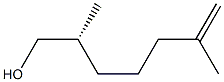 (R)-2,6-Dimethyl-6-hepten-1-ol 구조식 이미지