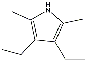 3,4-Diethyl-2,5-dimethyl-1H-pyrrole Structure