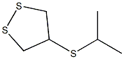 4-Isopropylthio-1,2-dithiolane Structure