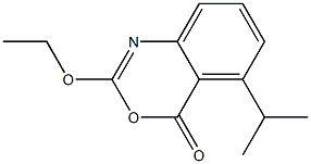 2-Ethoxy-5-isopropyl-4H-3,1-benzoxazin-4-one Structure