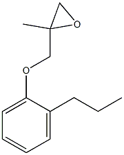 2-Propylphenyl 2-methylglycidyl ether 구조식 이미지