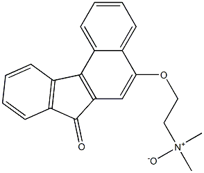 2-[7-Oxo-7H-benzo[c]fluoren-5-yloxy]ethyldimethylamine oxide Structure