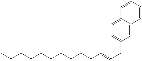 2-(2-Tridecenyl)naphthalene Structure