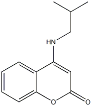 4-[(2-Methylpropyl)amino]-2H-1-benzopyran-2-one 구조식 이미지