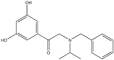 1-(3,5-Dihydroxyphenyl)-2-[(1-methylethyl)(phenylmethyl)amino]ethanone Structure