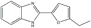 2-(5-Ethylfuran-2-yl)-1H-benzimidazole 구조식 이미지