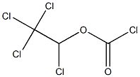Chloroformic acid 1,2,2,2-tetrachloroethyl ester 구조식 이미지