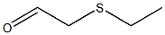 (Ethylthio)ethanal Structure