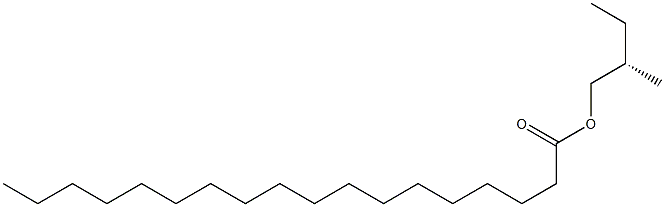 (+)-Stearic acid (S)-2-methylbutyl ester 구조식 이미지