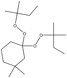 3,3-Dimethyl-1,1-bis(tert-pentylperoxy)cyclohexane Structure