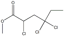 2,4,4-Trichlorocaproic acid methyl ester 구조식 이미지