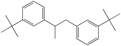 1,2-Bis(3-tert-butylphenyl)propane Structure