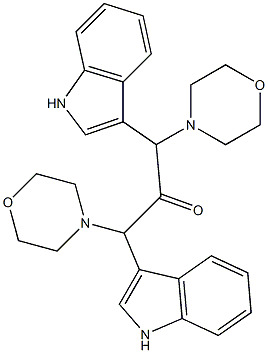 1H-Indol-3-yl(morpholinomethyl) ketone 구조식 이미지