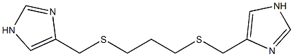 1,7-Bis(1H-imidazol-4-yl)-2,6-dithiaheptane 구조식 이미지