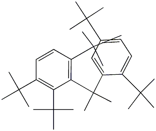 2-(2,3,6-Tri-tert-butylphenyl)-2-(2,5-di-tert-butylphenyl)propane Structure