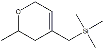 6-Methyl-4-trimethylsilylmethyl-5,6-dihydro-2H-pyran 구조식 이미지