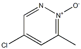 5-Chloro-3-methylpyridazine 2-oxide 구조식 이미지