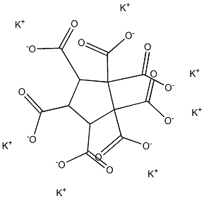 1,1,2,2,3,4,5-Cyclopentaneheptacarboxylic acid heptapotassium salt 구조식 이미지