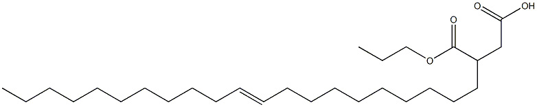 3-(10-Henicosenyl)succinic acid 1-hydrogen 4-propyl ester 구조식 이미지