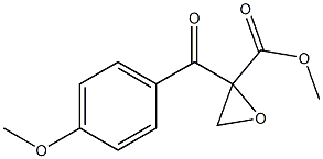 2-(4-Methoxybenzoyl)oxirane-2-carboxylic acid methyl ester 구조식 이미지