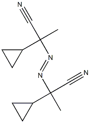 2,2'-Azobis(2-cyclopropylpropionitrile) Structure