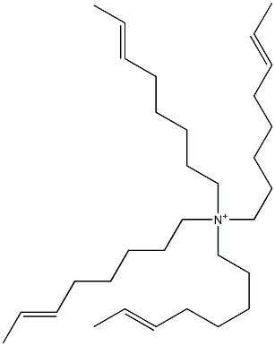 N,N,N,N-Tetra(6-octenyl)aminium 구조식 이미지