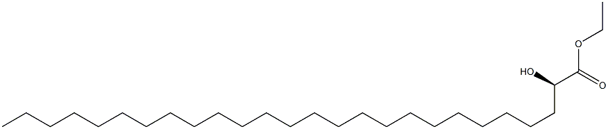 [R,(+)]-2-Hydroxyhexacosanoic acid ethyl ester Structure