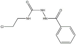 N-[[(2-Chloroethyl)carbamoyl]amino]benzamide 구조식 이미지