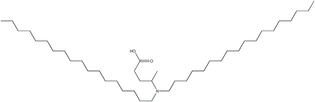 4-(Dioctadecylamino)valeric acid 구조식 이미지