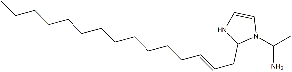 1-(1-Aminoethyl)-2-(2-pentadecenyl)-4-imidazoline 구조식 이미지