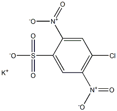 4-Chloro-2,5-dinitrobenzenesulfonic acid potassium salt 구조식 이미지